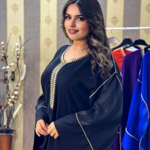 Black Caftan Dress - REF 2501CD