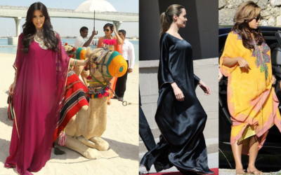 Beyoncé, Paris Hilton, Kim Kardashian, Angelina Jolie, and Jennifer Lopez have been spotted donning Moroccan