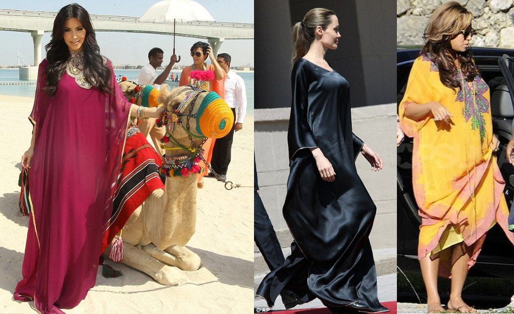 Beyoncé, Paris Hilton, Kim Kardashian, Angelina Jolie, and Jennifer Lopez have been spotted donning Moroccan