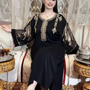 Black Caftan Dress - REF 2497CD