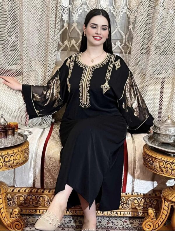 Black Caftan Dress - REF 2497CD