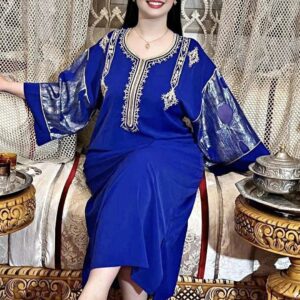 Royal Blue Caftan Dress - REF 2500CD