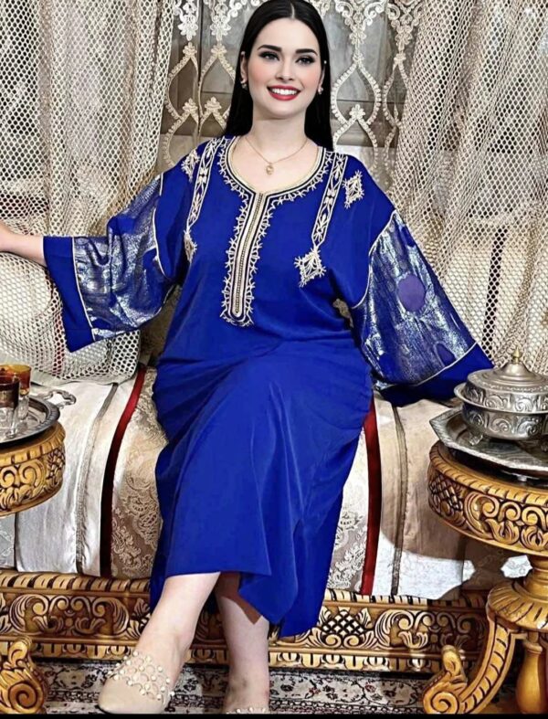 Royal Blue Caftan Dress - REF 2500CD