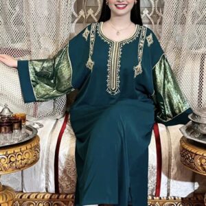 Teal Blue Caftan Dress - REF 2499CD