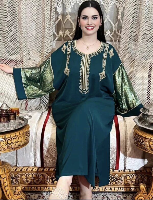 Teal Blue Caftan Dress - REF 2499CD